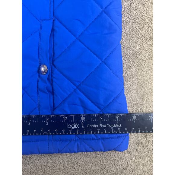 Lauren Ralph Lauren Women's Lightweight Quilted Vest in Royal Blue, Size L - Picture 6 of 11